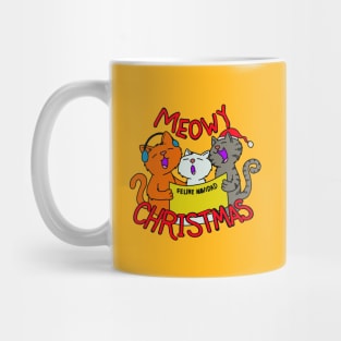 Meowy Christmas Mug